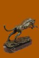 Loet Vanderveen Bronzestatue Groß Puma Wildes Leben Garten Haus Ausverkauf Antike Bild 6
