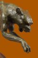 Loet Vanderveen Bronzestatue Groß Puma Wildes Leben Garten Haus Ausverkauf Antike Bild 7