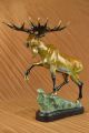 Hot Gusshandgefertigte Wilden Elch - Sammler Ausgabe/nummerierte Bronze Sculpture Antike Bild 1