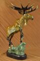 Hot Gusshandgefertigte Wilden Elch - Sammler Ausgabe/nummerierte Bronze Sculpture Antike Bild 8