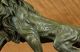Wilden Afrikanischen Löwen Extra Groß Safari Bronze Skulptur Von Barye Antike Bild 2