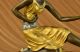 Bronze Skulptur Mädchen Mit Papagei Kunst Figur Von Haus Dekoration Antike Bild 10