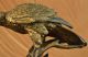 Bronze Adler Falken Figur Garten Osprey Statue Marmorsockel Dekor Antike Bild 11