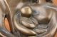Echtes Bronze Familie Figur Art Hand Plastik Craft Crafted Nr Figur Marmor Antike Bild 1