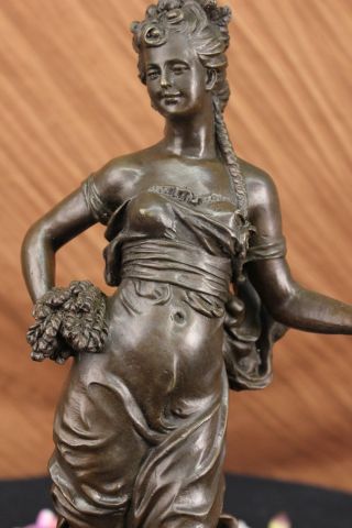 Kunst Dekor Jugendstil Damen Herbst Bronzeskulptur Von Moreau Lrg Bild