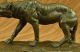 Heulender Wolf Bronze Statue Tier Figur Skulptur Kunst Deko Groß Antike Bild 10