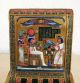 Der Thron Des Pharao,  ägyptische Miniatur,  Nachbildung,  10,  8,  X 9,  5 X 19,  2cm Antike Bild 2