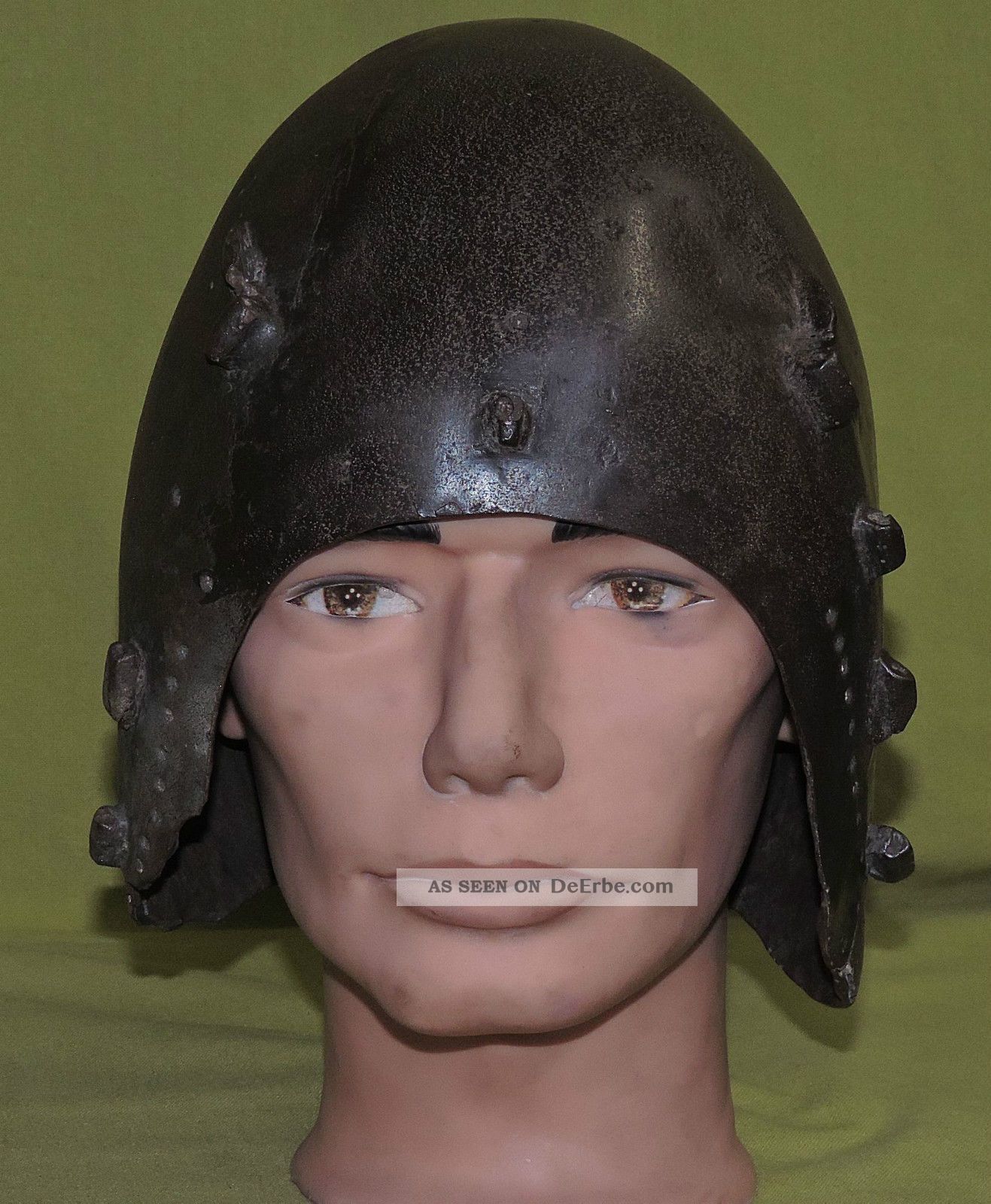 Antiker Eisenhelm Ritter Rüstung Helm