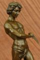 Bronze Skulptur Figur Museum Qualität Wachs Junger Tarzan Und Löwe Antike Bild 6