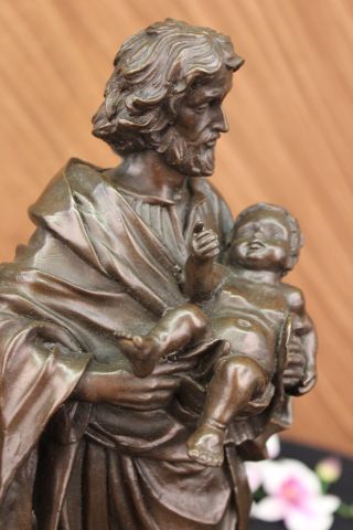 Unterzeichnete Valli Joseph Jesus Kirche Marmorunter Figurine Geschenk Bild