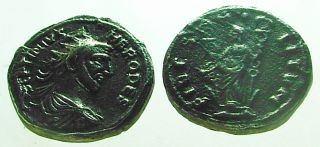 Roman Æ Medaillon Von Herodes Versilbert Spielmünze,  Lehrmaterial Bild