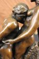 Bronzeskulptur Groß Signiert Eternal Idol Französischer Bildhauer Rodin Erotisch Antike Bild 11