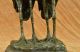 Bronze Skulptur Fischreiher Vogel Gusseisen Heim Dekoration Figur Antike Bild 3
