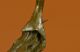 Unterzeichnet Ferdinand Pautrot Delfine Wasserwelt Bronze Heiß Guss Skulp.  Figur Antike Bild 8