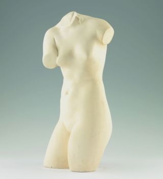 Weiblicher Torso Nach Der Antike Louvre Paris Museumsabguss Stuck Bild
