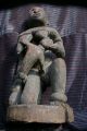 Sehr Große Alte Frauenfigur Fruchtbarkeitsskulpture Stillende Mutter Woodoo Antike Bild 2