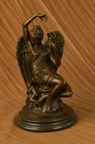 Bronzeskulptur Valentinsgeschenk Engel Liebe Figur Dekoration Bild
