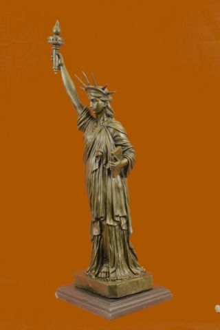 Seltene - Milo Massiver Bronze Lady Liberty French Statue 32 