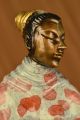 Bronzeskulptur Art Nouveau Heimdekoration Schauspielerin Statue Groß Antike Bild 9