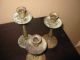 Antik,  3 Kerzenständer Aus Metall,  Nachlass,  Dachbodenfund Antike Bild 1