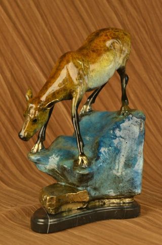 Bronze Statue Elk Deer Stag Lodge Cabin - Tier - Kunst Skulptur Statue Bild