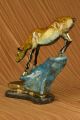 Bronze Statue Elk Deer Stag Lodge Cabin - Tier - Kunst Skulptur Statue Antike Bild 8
