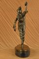 Modern Kunstdeco Bronzeskulptur Russian Gypsy Folk Dancers Statue Lrg Antike Bild 4