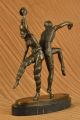 Modern Kunstdeco Bronzeskulptur Russian Gypsy Folk Dancers Statue Lrg Antike Bild 5