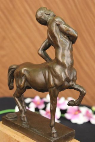 Bronze Skulptur Aldo Vitaleh Zentaurier Mythologie Creatation Nr Bild