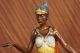 Große Mehrfarbige Patime Heißguss Römischer Weiblicher Krieger Bronze Skulptur Antike Bild 7