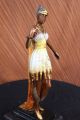 Große Mehrfarbige Patime Heißguss Römischer Weiblicher Krieger Bronze Skulptur Antike Bild 8