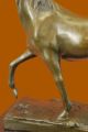 Unterzeichnet Barye Vollblut Rennpferd Bronze Skulptur Antike Bild 7