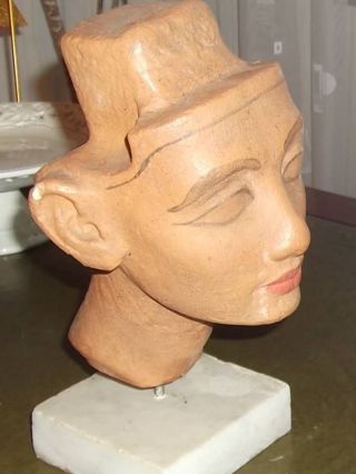 Ägyptischer Pharao Gott Tut - Ench - Amun Figur Maske Büste: Prinzessin Anches - En - A Bild