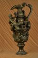 Zwei Zentaur Bronze Skulptur Urne Vase Art Deco Mythische Figur Home Decor Antike Bild 3