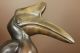 Statue Bronze Egret Crane Heron Sumpfgebiet Küste Strand Vogel Kunst Marmor Antike Bild 2