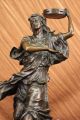 Bronze Figur Kunst Tänzer Junge Dame Signiert Dekoration Statue Skulptur Antike Bild 3