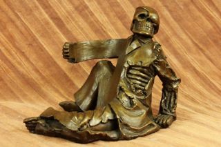 Weinglashalter In Form Eines Skeletts Halloween - Dekoration Art Deco Figur Bild