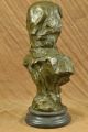 Bronze Skulptur Statue E.  Villanis Figur Fein Groß Vintage Französisch Antike Bild 8