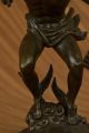 Skulpture Fliegen Quecksilber Feines Klassisch Nackt Bronze Heiss Guss Heim Deko Antike Bild 9