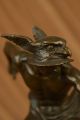 Skulpture Fliegen Quecksilber Feines Klassisch Nackt Bronze Heiss Guss Heim Deko Antike Bild 7
