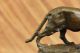 Bronze Panther Signiert Bugatti Bronzefigur Antike Bild 10