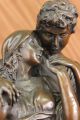 Statue Romantisch Liebe Bronze Skulptur Figur Dekoration Art Deco Antike Bild 9