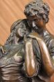 Statue Romantisch Liebe Bronze Skulptur Figur Dekoration Art Deco Antike Bild 4