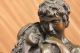 Statue Romantisch Liebe Bronze Skulptur Figur Dekoration Art Deco Antike Bild 5