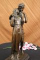 Statue Romantisch Liebe Bronze Skulptur Figur Dekoration Art Deco Antike Bild 7