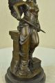 Echt Bronzemetall Statue / Marmor Klassische Nike Von Samothrake Sieg Skulptur Antike Bild 7