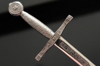 Modell Schwert Excalibur Detailreich Verziehrt 17cm // Brieföffner Bild