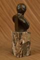 Portrait Figur Caesar Vatikan Kunst Elegant Bronze Marmor Statue Bücherregal Antike Bild 4