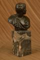 Portrait Figur Caesar Vatikan Kunst Elegant Bronze Marmor Statue Bücherregal Antike Bild 6