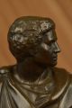 Portrait Figur Caesar Vatikan Kunst Elegant Bronze Marmor Statue Bücherregal Antike Bild 7